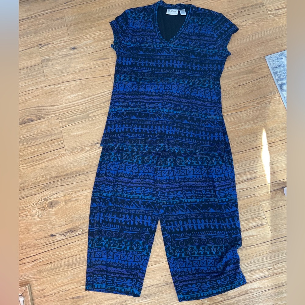 Printed Chicos Matching Set